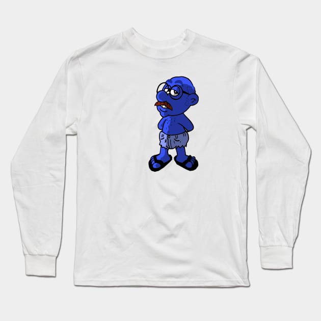 Tobias smurf Long Sleeve T-Shirt by Undeadredneck